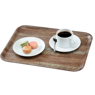 CAMBRO | tác, Podnos MADEIRA, velikost 24 x 35 cm, tmavý dub