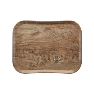 CAMBRO | podnos Wood, velikost 35,5 × 45,7 cm, světlá oliva