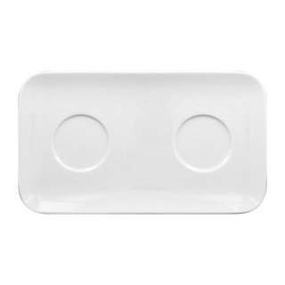 RAK Talíř obdélníkový 31 × 18 cm, 2 důlky | RAK-AURT31IN2