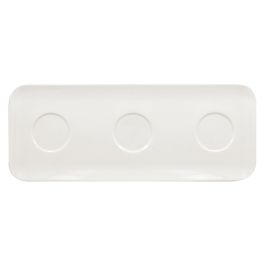 RAK Talíř obdélníkový 46 × 18 cm, 3 důlky | RAK-AURT46IN3