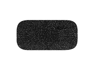 RAK Talíř obdélníkový 22 x 11 cm, černá | RAK-IPAURPM22