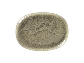 Krush talíř oválný 25 × 19 cm, šedý