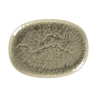 Krush talíř oválný 28 × 20,5 cm, šedý