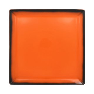 RAK Talíř čtvercový 30,2 cm, oranžová | RAK-LEEDSQ30OR