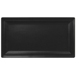 RAK Talíř obdélný 38 × 21 cm, černá | RAK-NFCLRP38BK