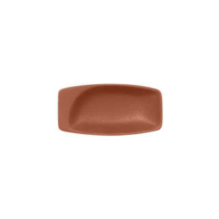 RAK Talíř obdélný 11 × 5,5 cm, hnědá | RAK-NFMZMR11BW