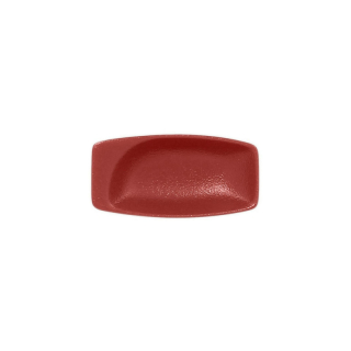 RAK Talíř obdélný 11 × 5,5 cm, tmavě červená | RAK-NFMZMR11DR