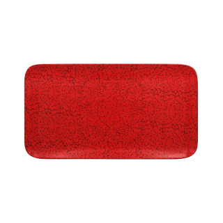 RAK Ruby talíř obdélníkový 38 × 21 cm – červená | RAK-RBAURP38