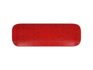 RAK Ruby talíř obdélníkový 33 × 11 cm – červená | RAK-RBAURPN33