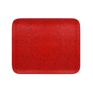 RAK Ruby talíř obdélníkový 33 × 27 cm – červená | RAK-RBAURX33