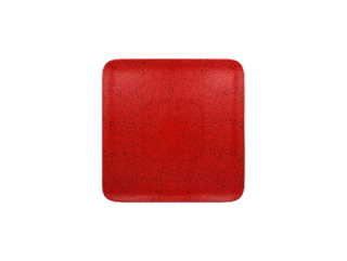 RAK Ruby talíř čtvercový 22 × 22 cm - červená | RAK-RBAUSP22