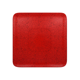 RAK Ruby talíř čtvercový 33 × 33 cm – červená | RAK-RBAUSP33