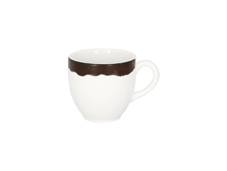 RAK Woodart šálek na espresso 9 cl – tmavě hnědá | RAK-WDCLCU09OB