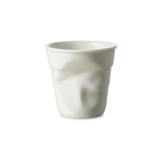 REVOL l Froissés pohárek 80 ml, skořápkově bílý