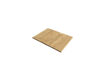VERLO | Dubová deska, velikost GN 1/3 325 × 175 × 20 mm