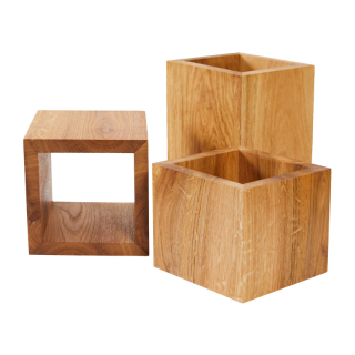 VERLO | Podstavec bufetový, materiál buk, velikost 175 × 165 × 175 mm