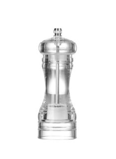 Akrylový mlýnek na pepř, HENDI, Průhledná, ø50x(H)140mm
