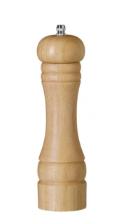 Dřevěný mlýnek na sůl, HENDI, Světlé dřevo, ø57x(H)215mm