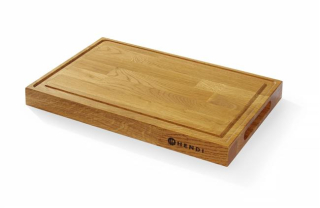 Dubové servírovací prkénko, HENDI, 420x280x(H)40mm