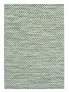 Prostírání, geometrický vzor - sada, HENDI, Zelená, 6 ks, 450x300mm