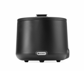 HENDI | elektrický ohřívač polévky, UNIQ, objem 8L, Černá barva, 220-240V/500W, ø365x(H)325mm
