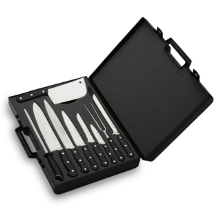 LACOR | Sestava celokovaných nožů, Profi, plastový kufr, E-39004