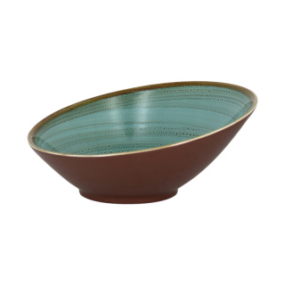 RAK Twirl miska zkosená 29 cm – lagoon | RAK-TWBUBA29LA