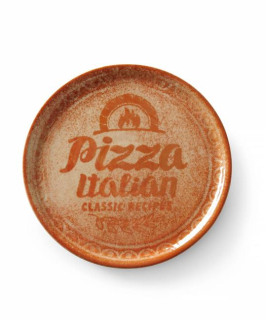 Pizza talíř Kolekce receptů Brick Red, HENDI, Červená, ø330mm