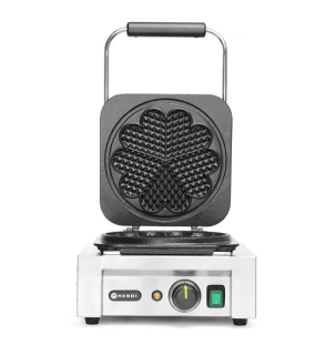 HENDI | Vaflovač tvar "Srdce", 230V/2200W, 330x543x(H)550mm