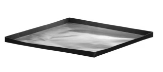 Vysokorychlostní plech do trouby, nepřilnavý, HENDI, Černá, 280x280x(H)18mm