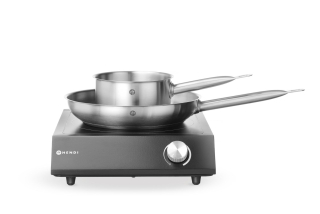 HENDI | Indukční vařič 3500W, Černá barva, 220-240V/3500W, 320x395x(H)95mm SET
