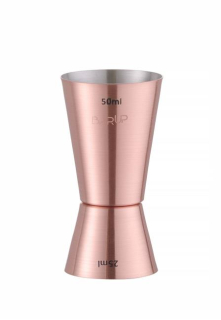 Barová odměrka 25/50 ml, Bar up, Měděná, ø42x(H)86mm