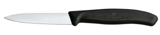 Nůž na zeleninu hladký, Victorinox, Černá, (L)190mm