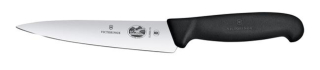 VICTORINOX | Kuchařský nůž FIBROX se širokou čepelí, černý délka 284mm