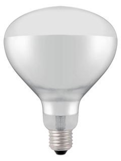 Infračervená žárovka, HENDI, Bílá, 230V/250W, ø125x(H)170mm
