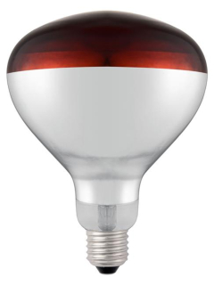 Infračervená žárovka, HENDI, Červená, 230V/250W, ø125x(H)170mm
