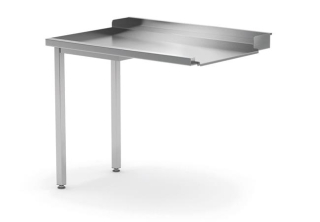 Vykládací stůl pro myčky nádobí, HENDI, levá strana, 1000x700x(H)850mm