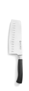 Cleaver, HENDI, Profi Line, vroubkovaný, Černá, (L)300mm