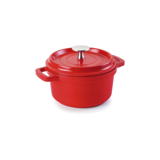 LACOR | Hrnec Mini kulatý, pr. 14 cm, červaný