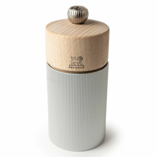 PEUGEOT | Mlýnek LINE na sůl 12 cm, Natural Aluminium