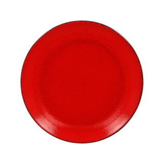 RAK Fire talíř mělký coupe pr. 27 cm, červený | RAK-FRNNPR27RD