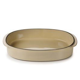 Caractére zapékací mísa, oválná 34 × 25 cm, muškátový oříšek