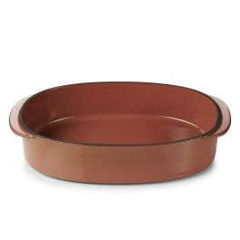 Caractére zapékací mísa, oválná 26 × 18,5 cm, skořice
