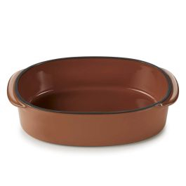 Caractére zapékací mísa, oválná 16 × 11 cm, skořice