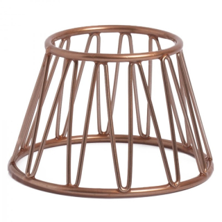 Verlo podstavec kulatý pr. 15 cm, výš. 10 cm, měděný