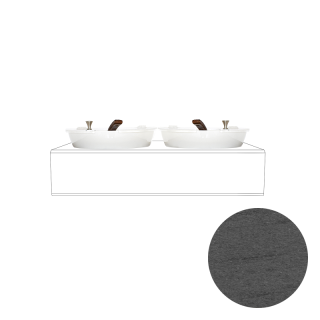 Chladicí box na jogurt GN 1/1, dekor kámen