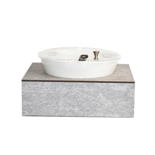 Chladicí box na jogurt GN 1/2, dekor beton