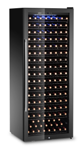 Chladnička na víno. Vinotéka až na 224 lahví, Arktic, 542L, Černá, 690x700x(H)1833mm