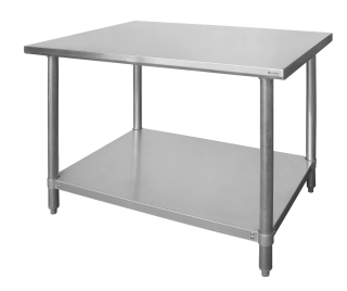 Centrální pracovní stůl, HENDI, Budget Line, 1400x600x(H)850mm
