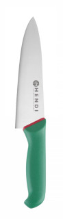 HENDI – kuchařský nůž se zelenou rukojetí, čepel 220 mm